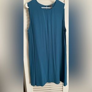 Eileen Fisher scoop neck midi tank dress Size L